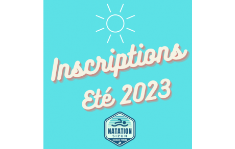 Début des inscriptions en avril !!!