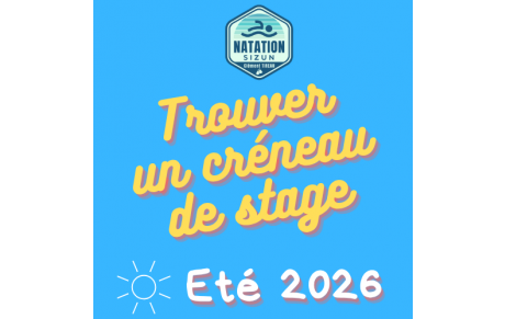 Trouver un créneau de stage